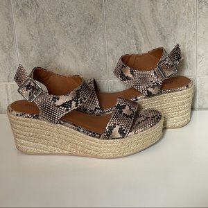 CityClassified platform espadrille